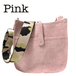 Pink Choose your strap handbag